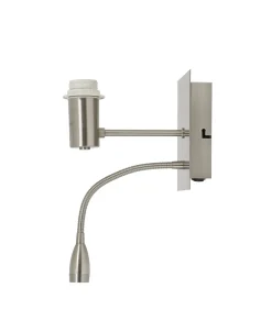 Clearance Wandlamp Regina - Zilver - 20x11x35cm Muurverlichting