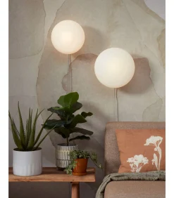 Discount Wandlamp Sapporo - Wit - Ø34cm Muurverlichting