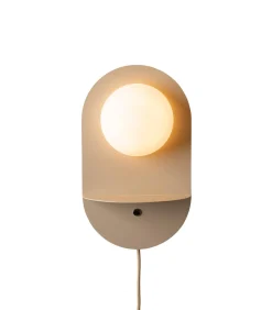 Online Wandlamp Tokyo - Beige - 14x20x34cm Muurverlichting