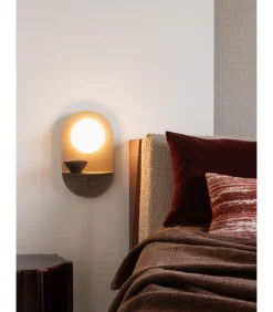 Online Wandlamp Tokyo - Beige - 14x20x34cm Muurverlichting