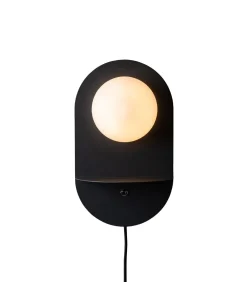 Discount Wandlamp Tokyo - Zwart - 14x20x34cm Muurverlichting