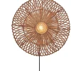 GOOD &MOJO Wandlamp Zanzibar - Rotan - Ø55cm