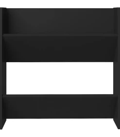 Sale Wandschoenenkast 60x18x60 cm bewerkt hout zwart Organiseren