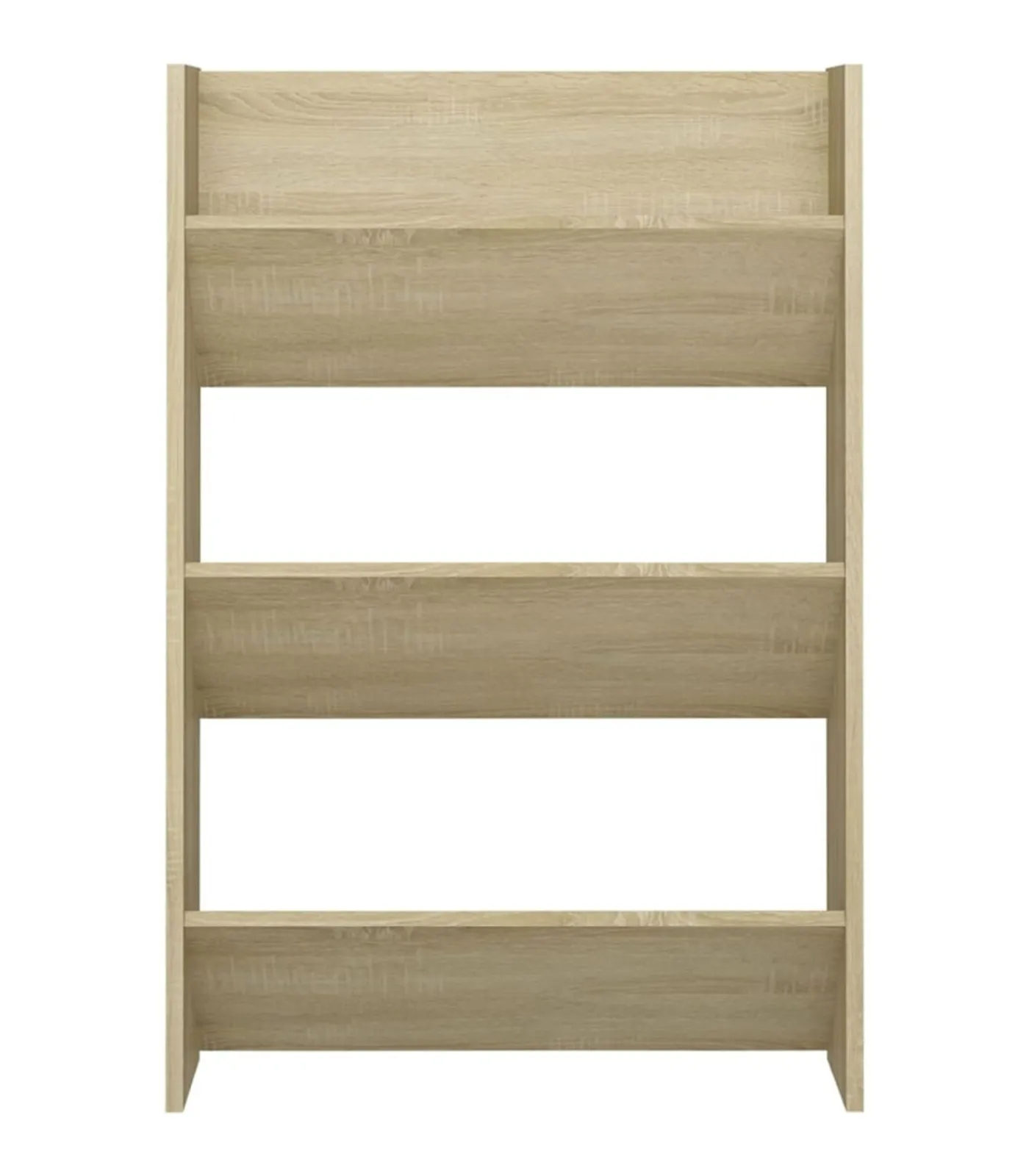 vidaXL Wandschoenenkast 60x18x90 cm spaanplaat sonoma eikenkleurig