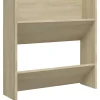 Outlet Wandschoenenkast 60x18x60 cm spaanplaat sonoma eikenkleurig Organiseren