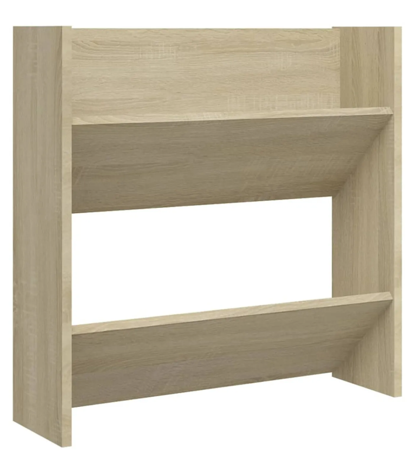 Outlet Wandschoenenkast 60x18x60 cm spaanplaat sonoma eikenkleurig Organiseren