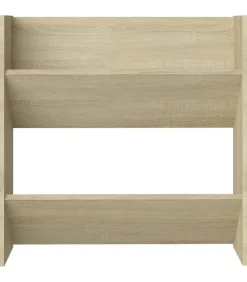 Outlet Wandschoenenkast 60x18x60 cm spaanplaat sonoma eikenkleurig Organiseren