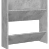 Online Wandschoenenkast 60x18x60 cm spaanplaat betongrijs Organiseren