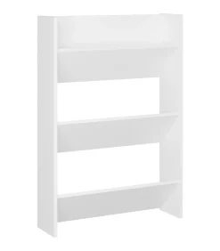 Clearance Wandschoenenkast 60x18x90 cm spaanplaat wit Organiseren