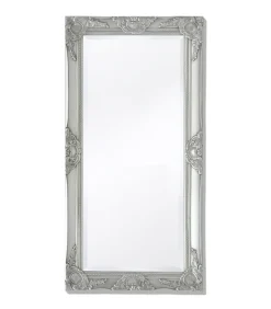 vidaXL Wandspiegel Barok 100 x 50 cm zilver