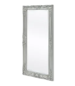 vidaXL Wandspiegel Barok 100 x 50 cm zilver