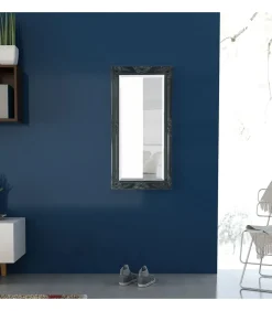 Sale Wandspiegel Barok 100 x 50 cm zwart Spiegels