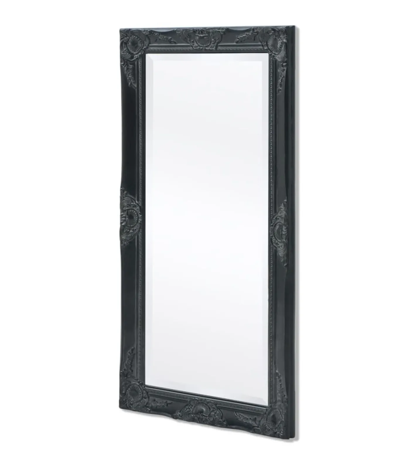 Sale Wandspiegel Barok 100 x 50 cm zwart Spiegels