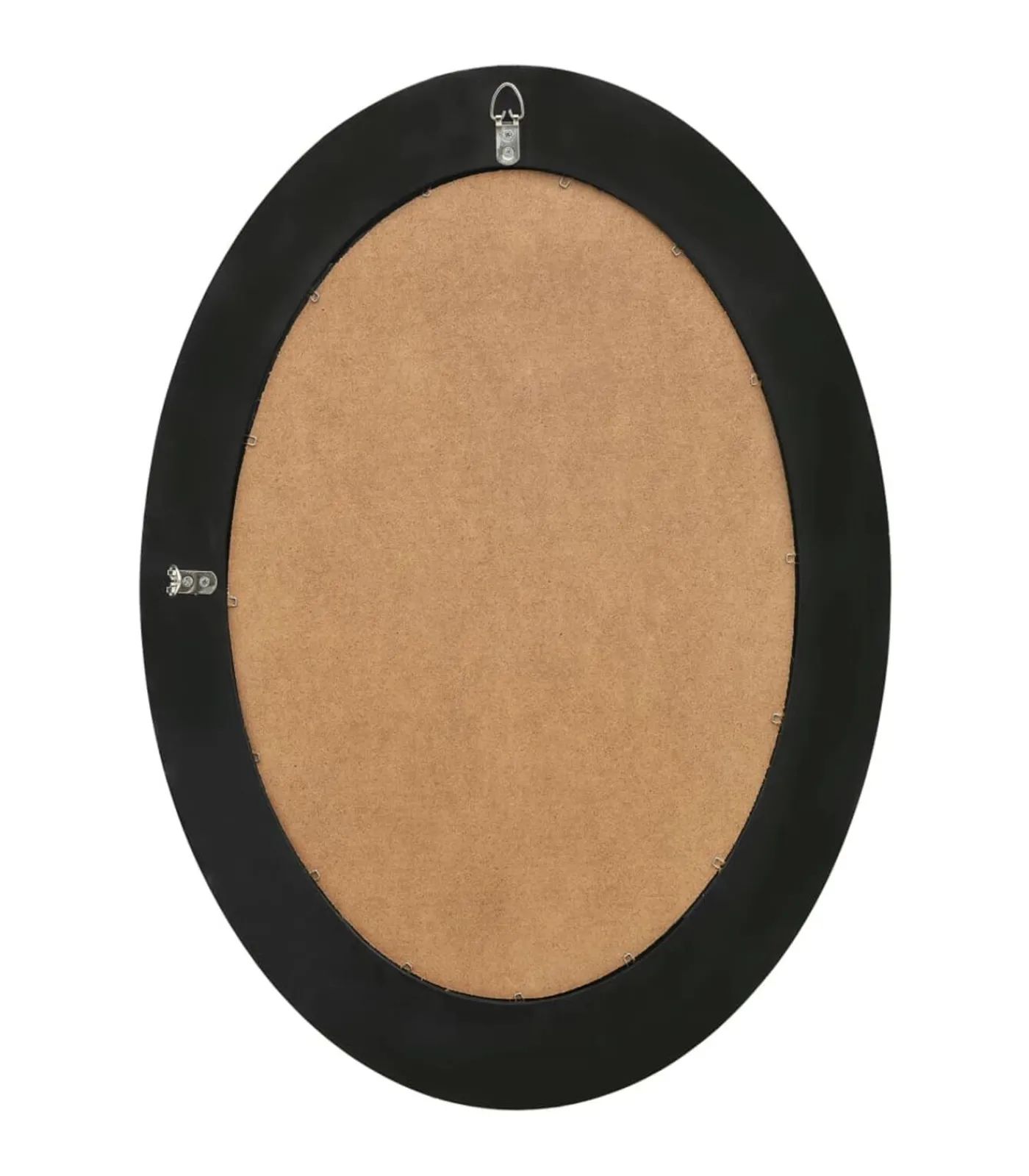 Wandspiegel barok stijl 50x70 cm zwart Spiegels