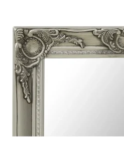 Hot Wandspiegel barok stijl 50x60 cm zilverkleurig Spiegels