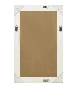 vidaXL Wandspiegel barok stijl 50x80 cm wit