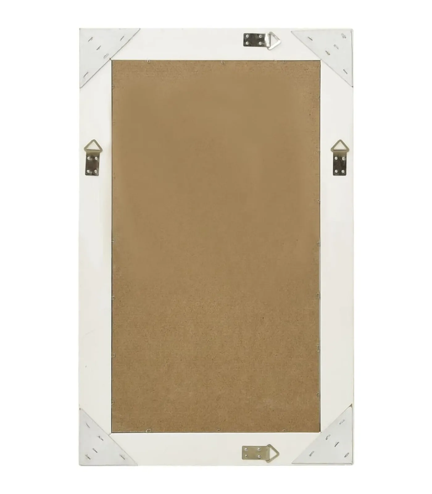 vidaXL Wandspiegel barok stijl 50x80 cm wit