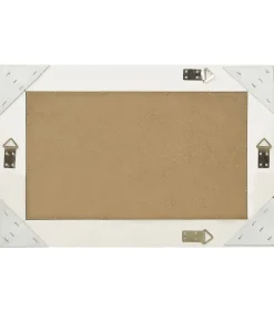 vidaXL Wandspiegel barok stijl 60x40 cm wit
