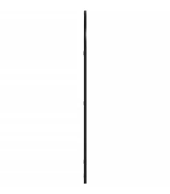 vidaXL Wandspiegel boog 60x100 cm ijzer zwart