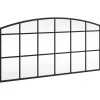 Online Wandspiegel boog 80x40 cm ijzer zwart Spiegels