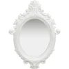 New Wandspiegel kasteel stijl 56x76 cm wit Spiegels
