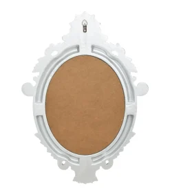 Hot Wandspiegel kasteel stijl 56x76 cm zilverkleurig Spiegels