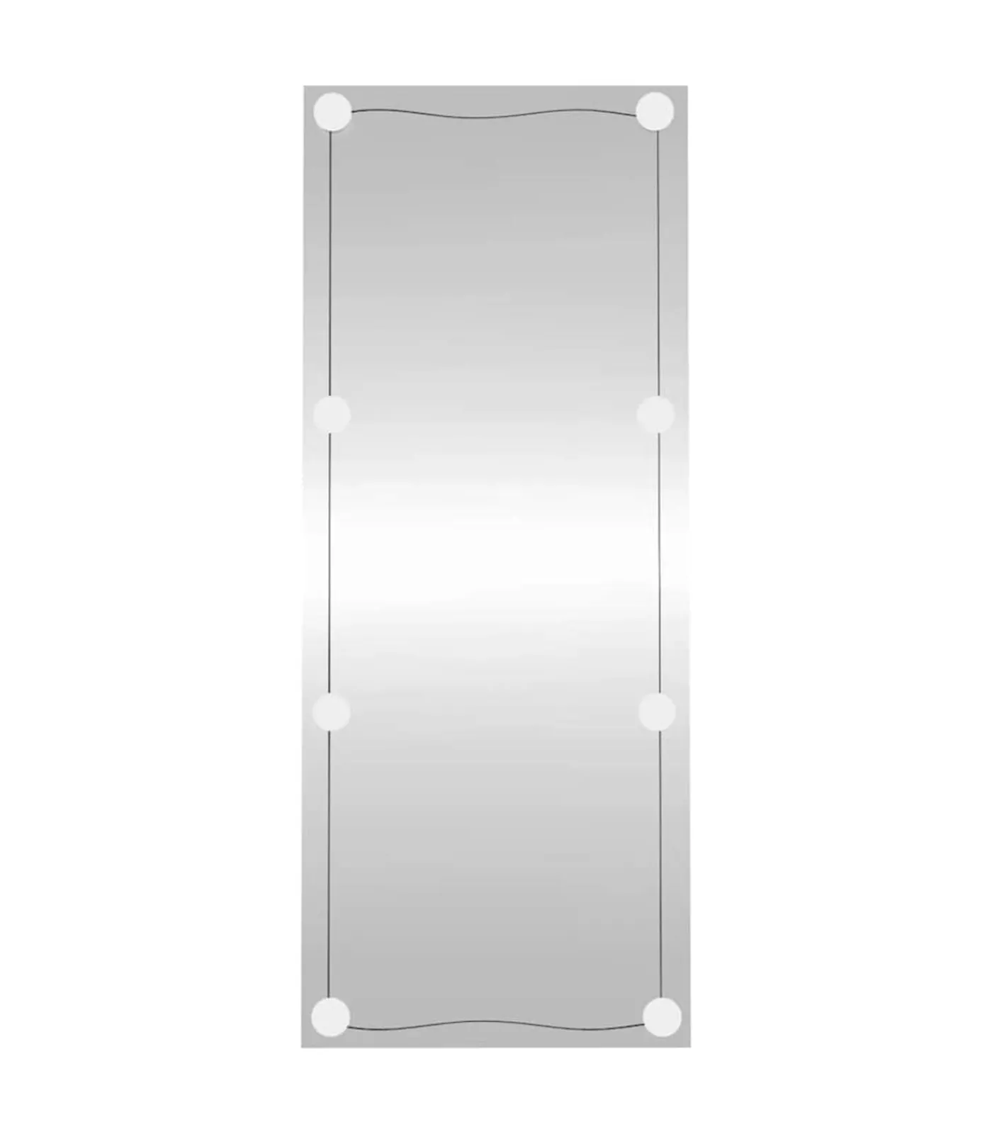 Outlet Wandspiegel met LED's rechthoekig 40x100 cm glas Spiegels