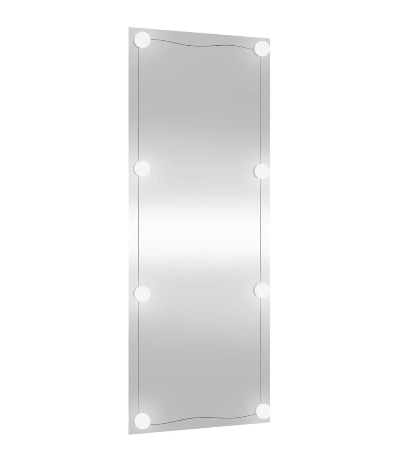 Outlet Wandspiegel met LED's rechthoekig 40x100 cm glas Spiegels