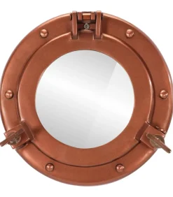 New Wandspiegel patrijspoort Ø23 cmaluminium en glas Spiegels