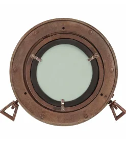 New Wandspiegel patrijspoort Ø23 cmaluminium en glas Spiegels