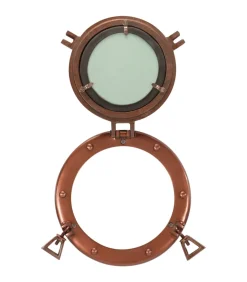 New Wandspiegel patrijspoort Ø23 cmaluminium en glas Spiegels