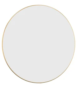 Hot Wandspiegel rond Ø60 cm goudkleurig Spiegels