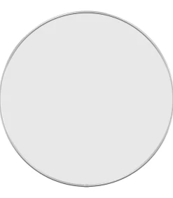 vidaXL Wandspiegel rond Ø50 cm zilverkleurig