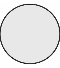 vidaXL Wandspiegel rond Ø40 cm zwart