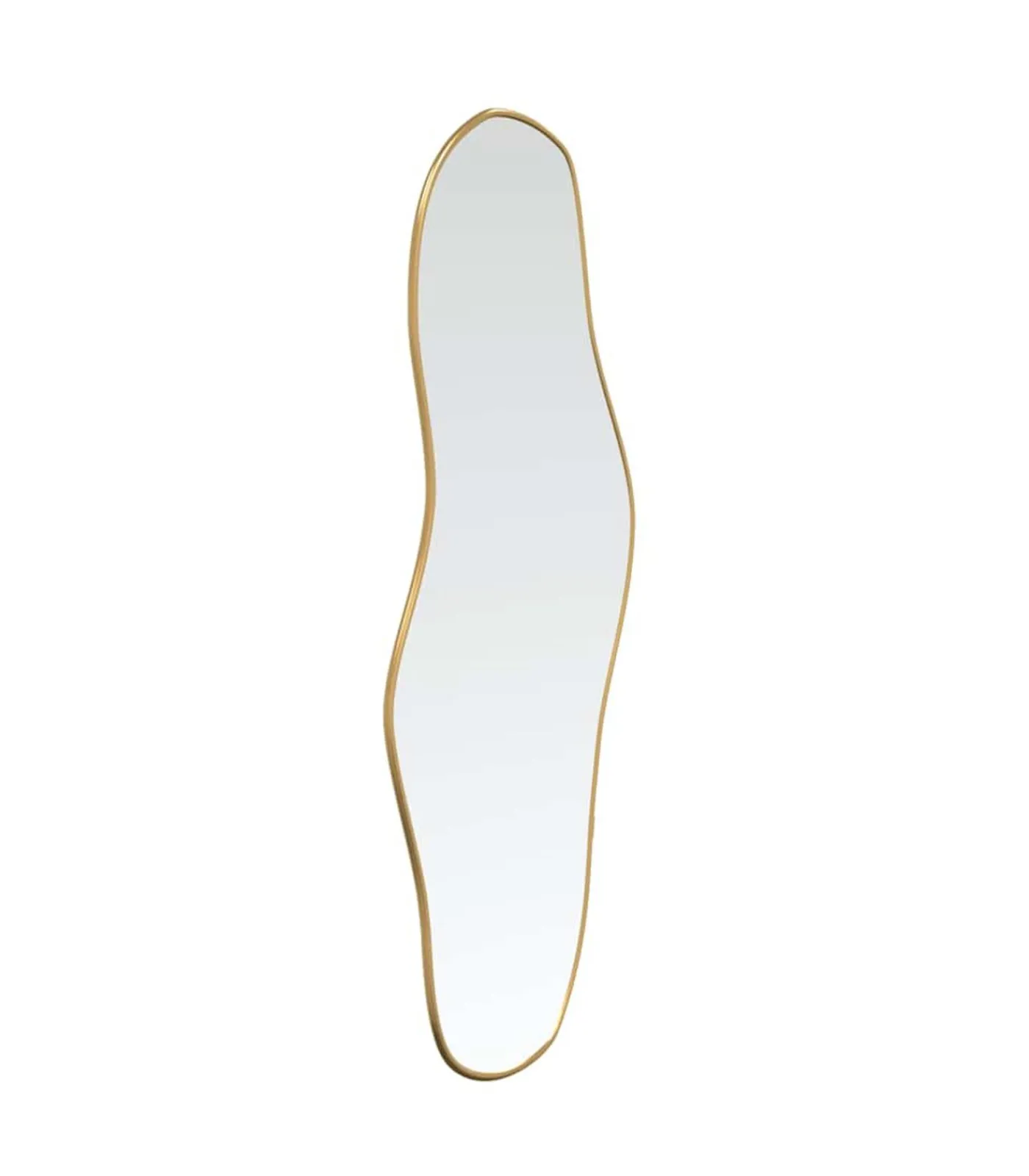 Clearance Wandspiegel 90x40 cm goudkleurig Spiegels