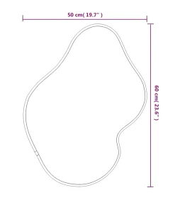 vidaXL Wandspiegel 60x50 cm goudkleurig