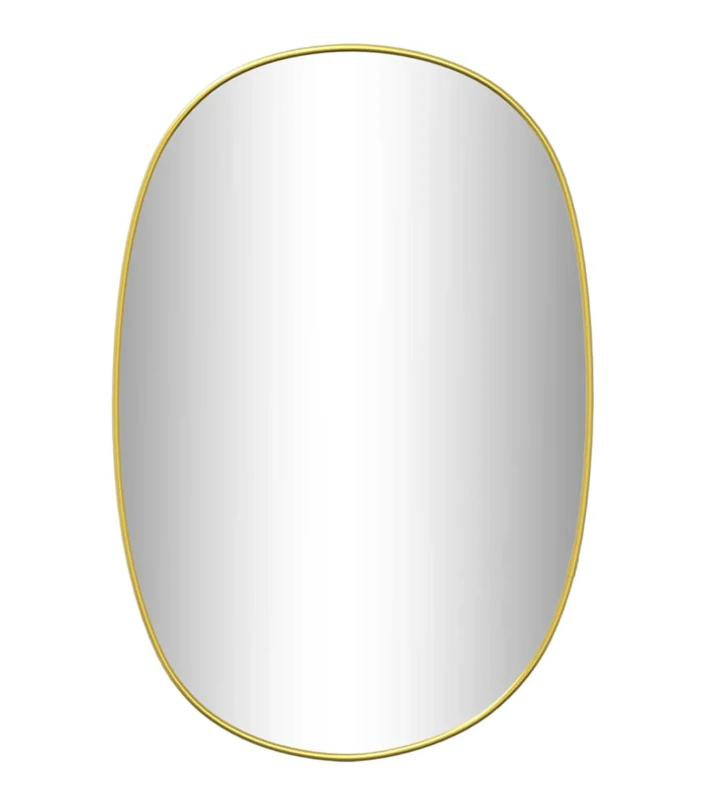 New Wandspiegel 60x40 cm goudkleurig Spiegels