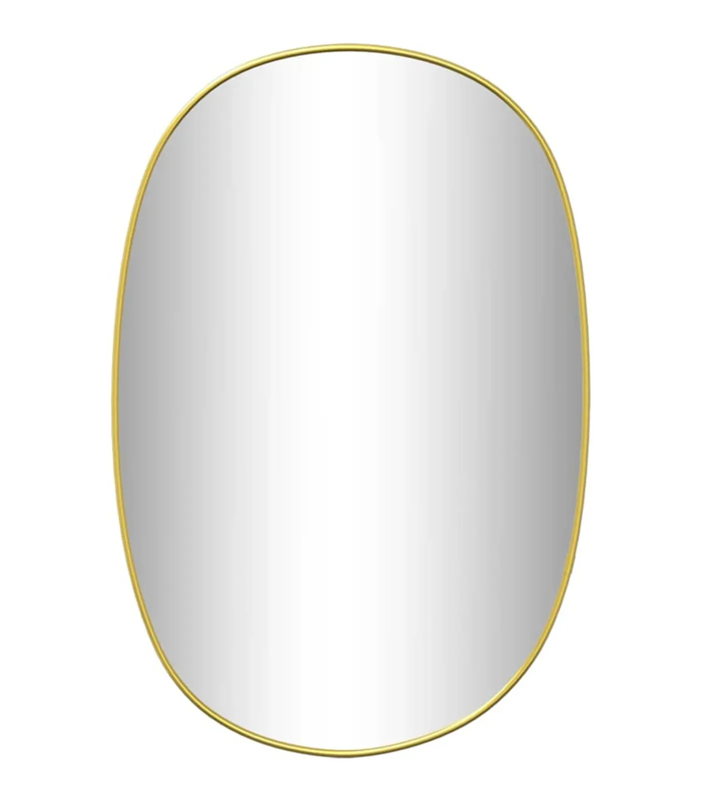 New Wandspiegel 60x40 cm goudkleurig Spiegels