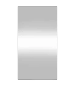 vidaXL Wandspiegel 50x100 cm rechthoekig glas