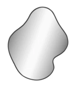 Clearance Wandspiegel 50x40 cm zwart Spiegels