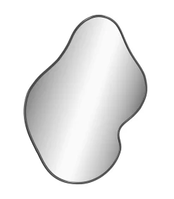 Clearance Wandspiegel 50x40 cm zwart Spiegels