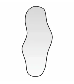 New Wandspiegel 80x35 cm zwart Spiegels