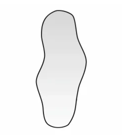 New Wandspiegel 80x35 cm zwart Spiegels