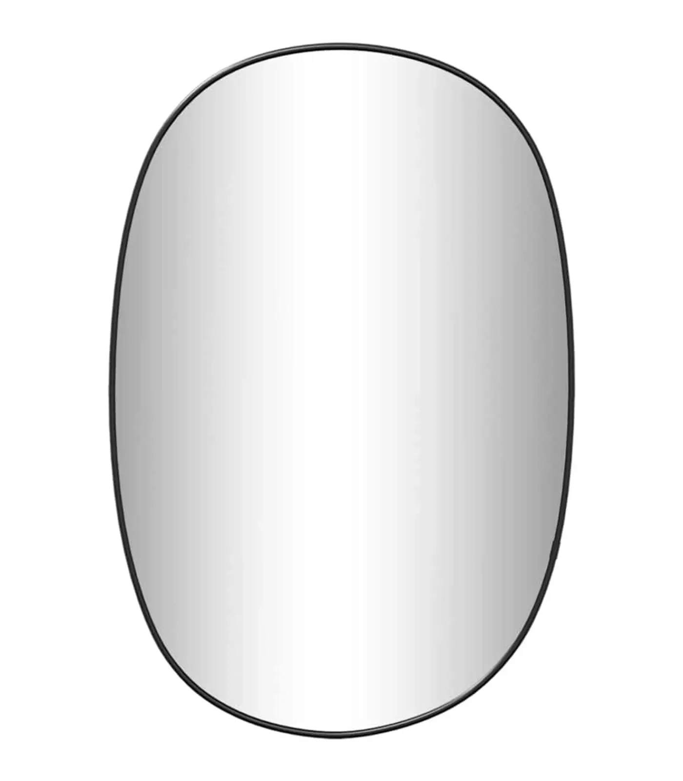 New Wandspiegel 50x35 cm zwart Spiegels