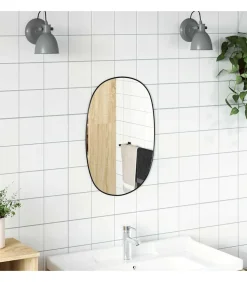 New Wandspiegel 50x35 cm zwart Spiegels