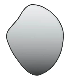 Hot Wandspiegel 60x50 cm zwart Spiegels