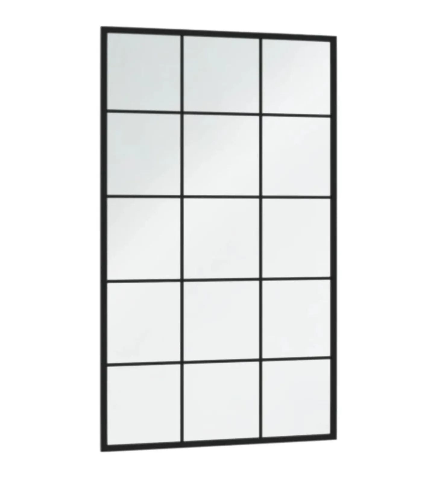 vidaXL Wandspiegels 2 st 100x60 cm metaal zwart