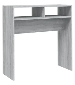 Best Wandtafel 78x30x80 cm bewerkt hout grijs sonoma eikenkleurig Tafels