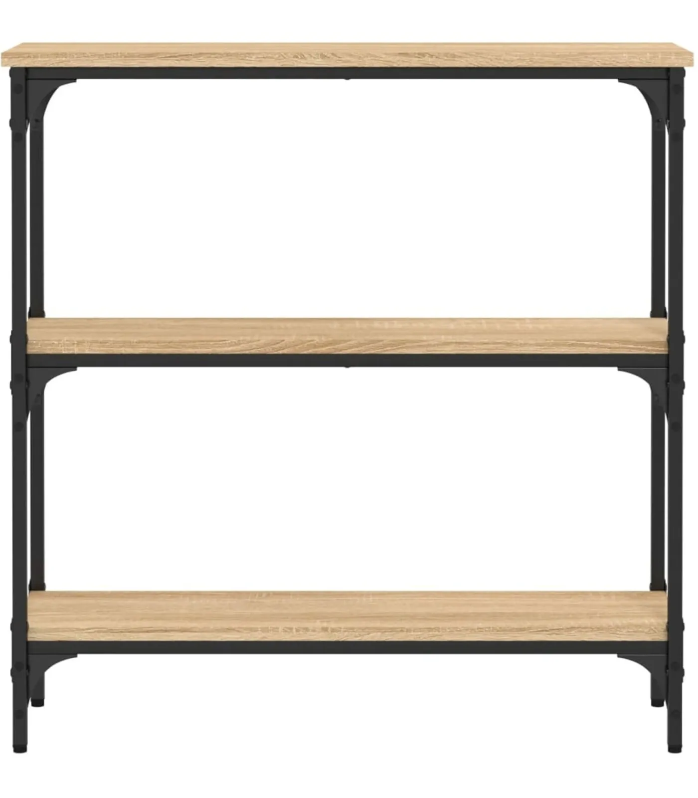 Wandtafel 75x22,5x75 cm bewerkt hout sonoma eikenkleurig Tafels