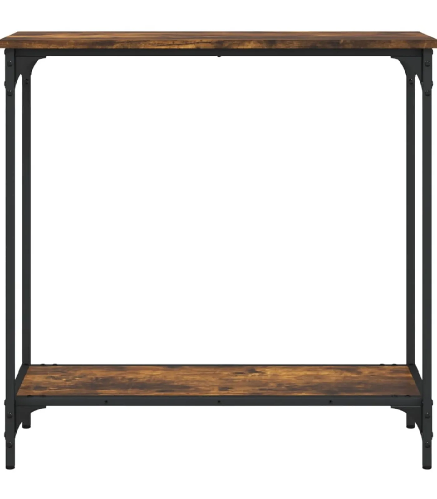 Clearance Wandtafel 75x30,5x75 cm bewerkt hout gerookt eikenkleurig Tafels